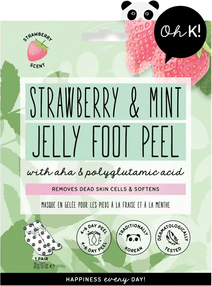 Strawberry & Mint Jelly Foot Peel