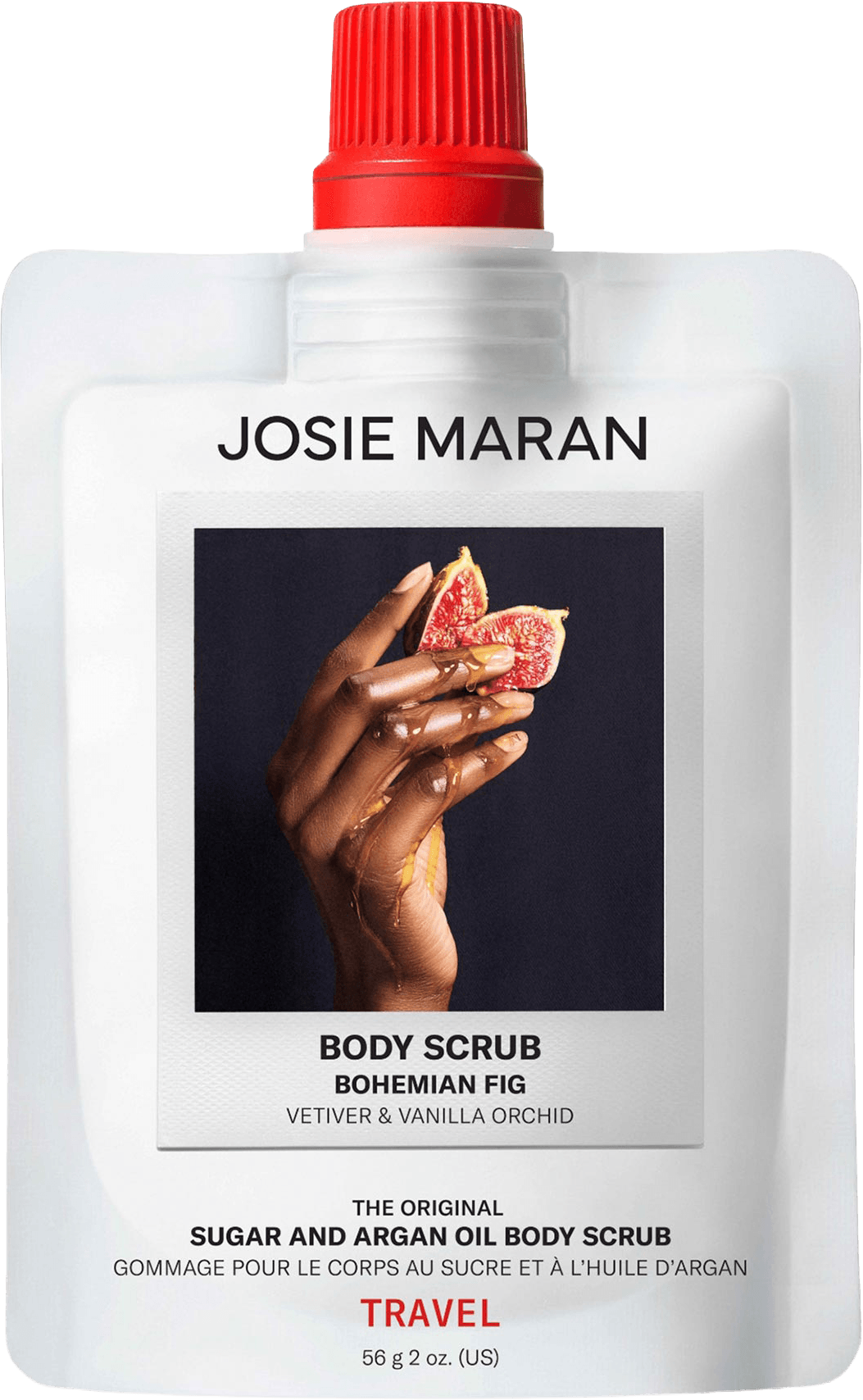 Mini Bohemian Fig - Argan Oil + Sugar Balm Refillable Exfoliating Body Scrub