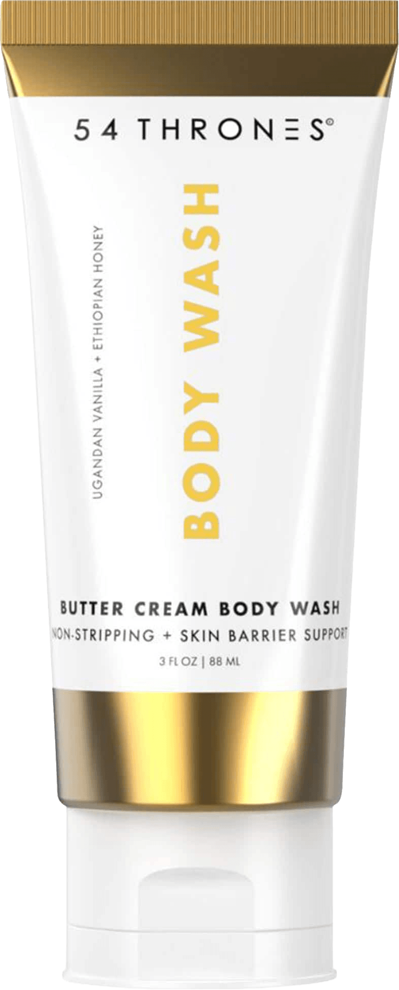Mini Moisturizing Butter Cream Body Wash - Non-Stripping with Shea Butter, Ceramides and Niacinamide