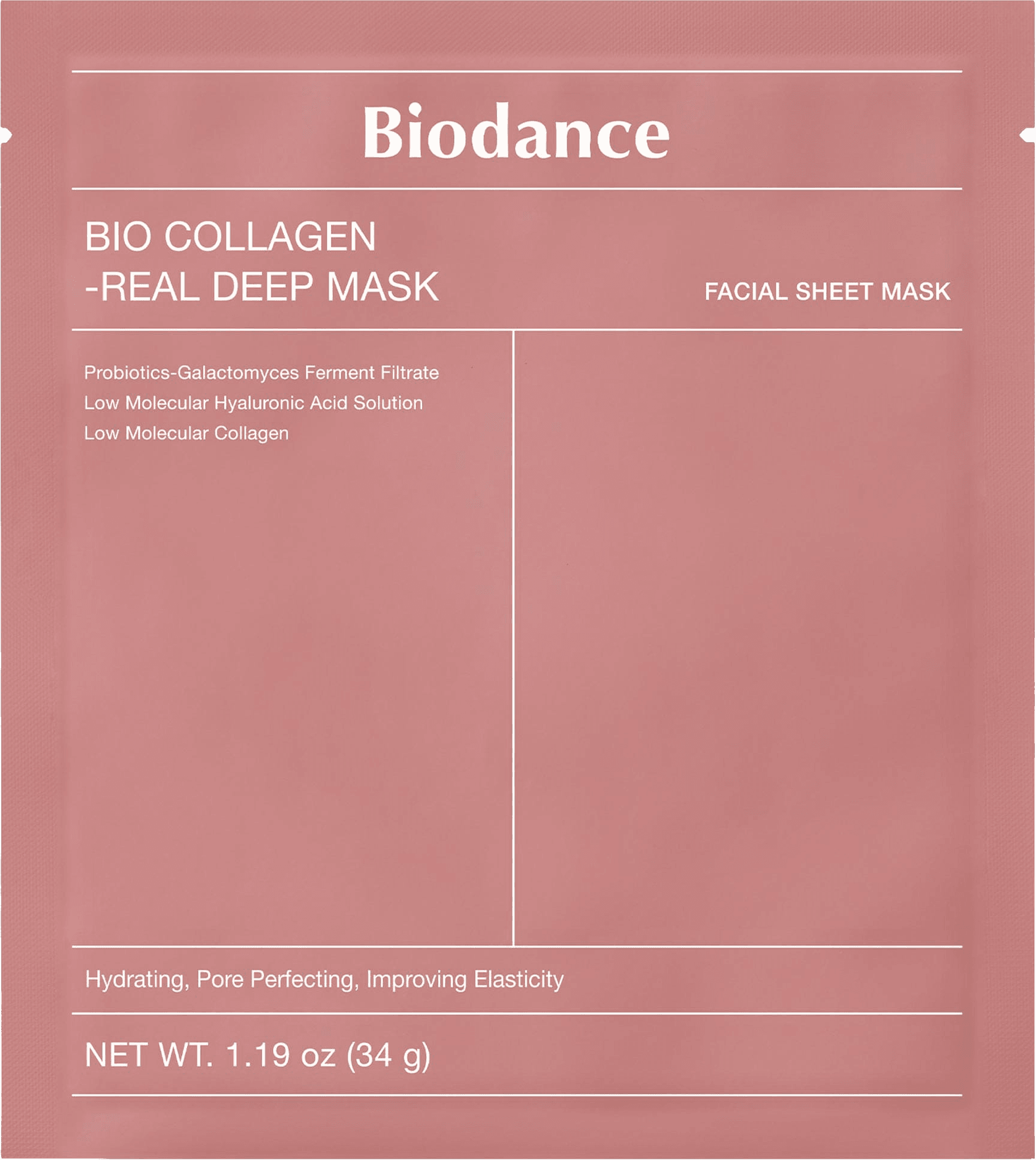 Bio Collagen Real Deep Mask for Pore Minimizing & Firming Care