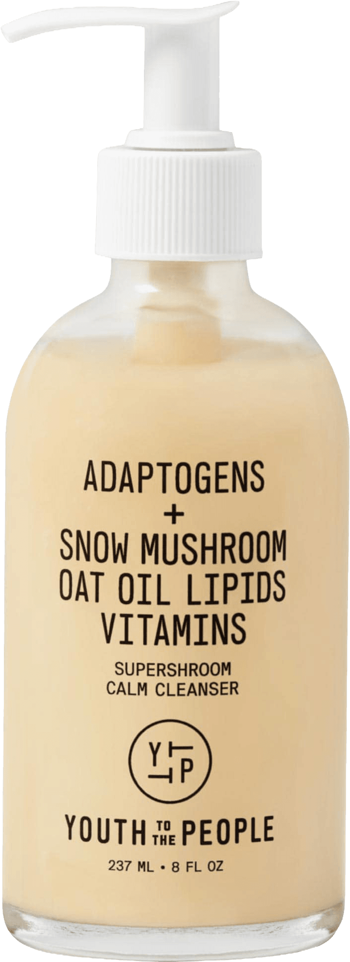 Adaptogens + Snow Mushroom + Oat Oil Lipids + Vitamins Supershroom Calm Cleanser