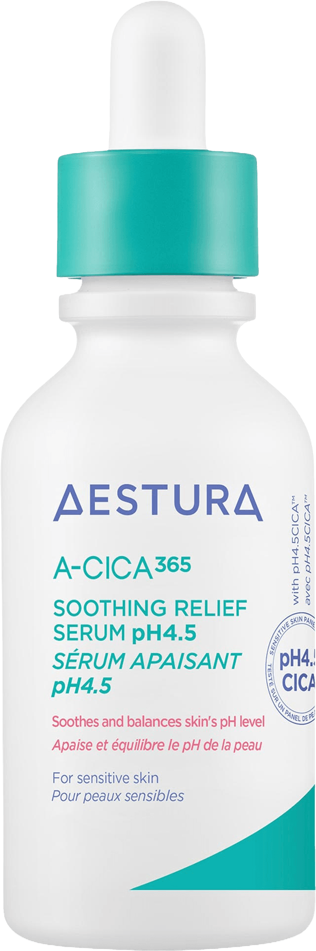 A-CICA365 Soothing Redness Relief Face Serum pH4.5 with Centella Asiatica + Hyaluronic