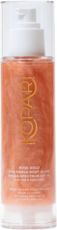 Rose Gold Sun Shield Body Glow Gel SPF 45