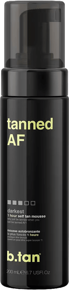 Tanned AF 1 Hour Self Tan Mousse