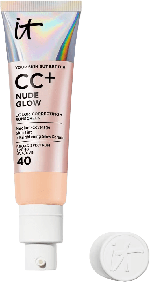 CC+ Nude Glow Lightweight Foundation + Glow Serum with SPF 40