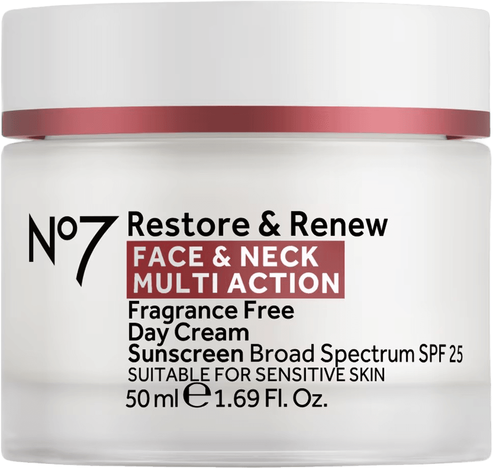 Restore & Renew Multi Action Fragrance Free Day Cream SPF25