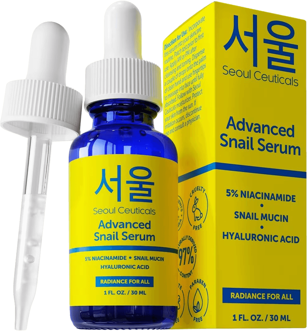 Korean Skin Care Niacinamide Advanced Snail Serum