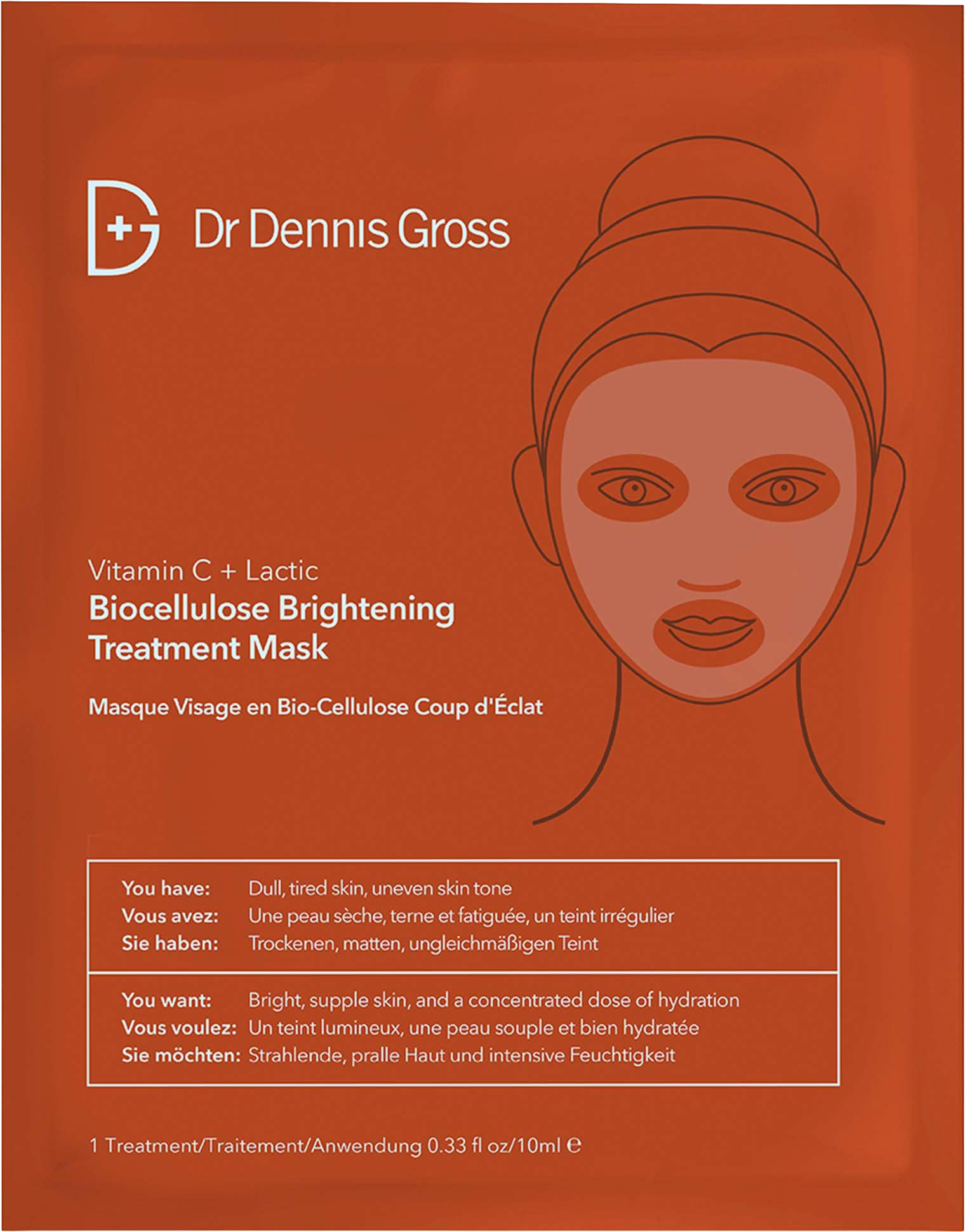 Vitamin C Lactic Biocellulose Brightening Treatment Mask