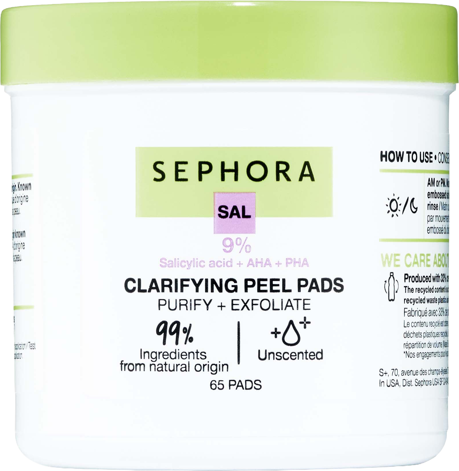 Clarifying Peel Pads with Salicylic Acid