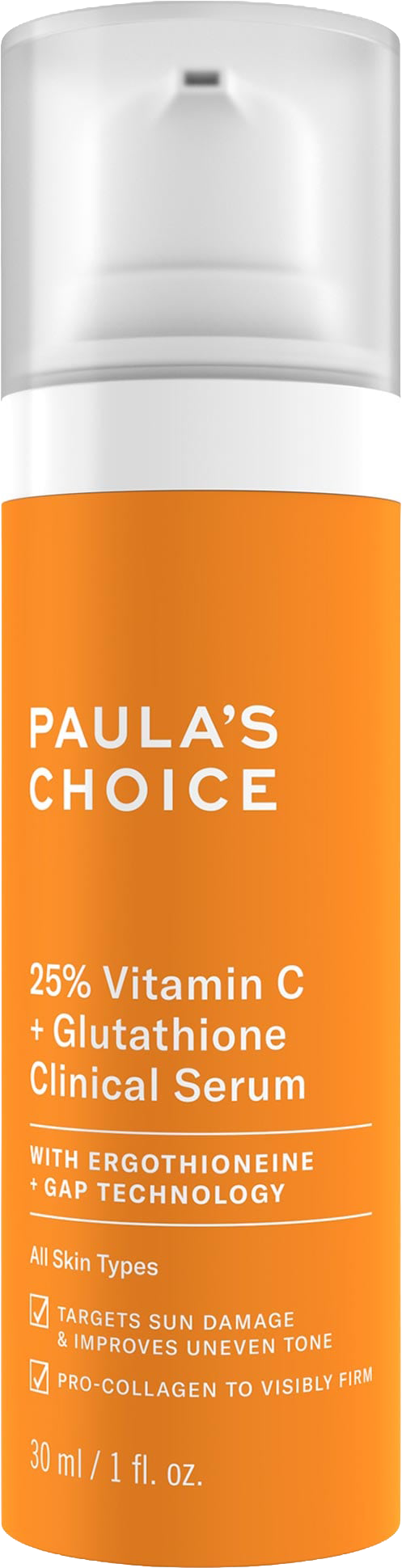 25% Vitamin C + Glutathione Clinical Serum for Brightening & Dark Spots