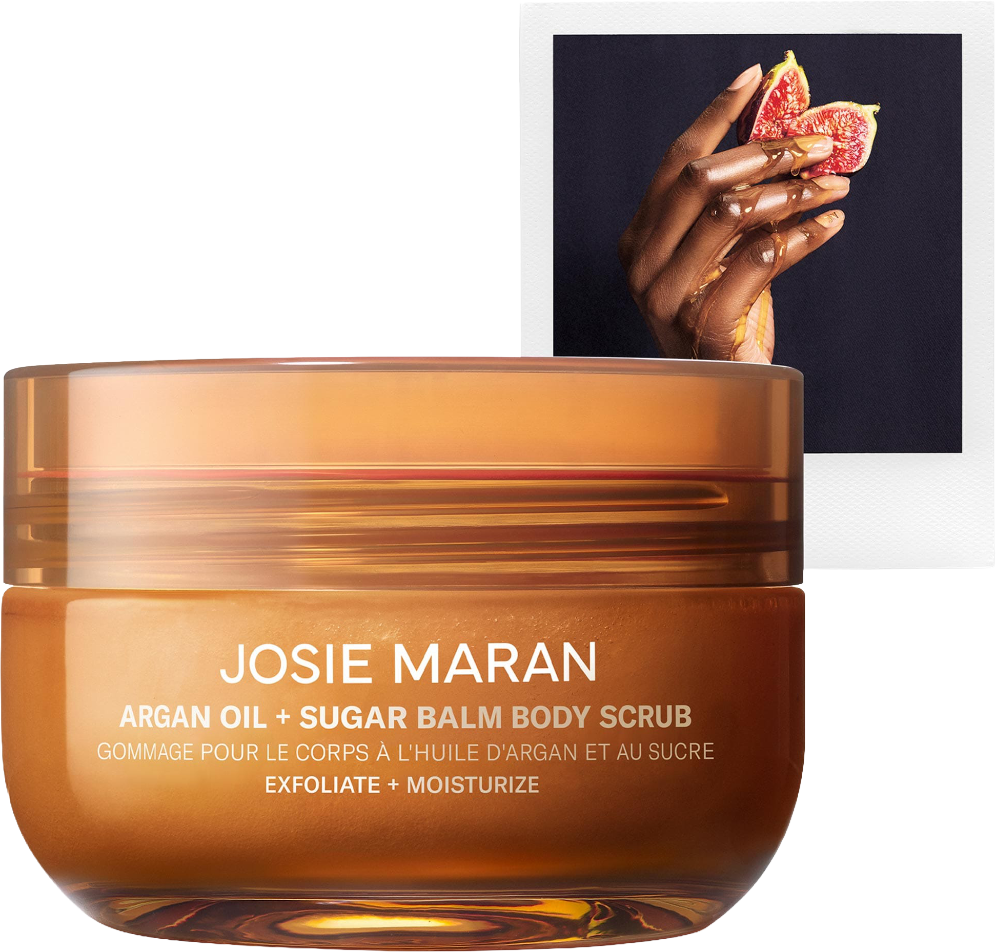 Bohemian Fig - Argan Oil + Sugar Balm Refillable Exfoliating Body Scrub Jar