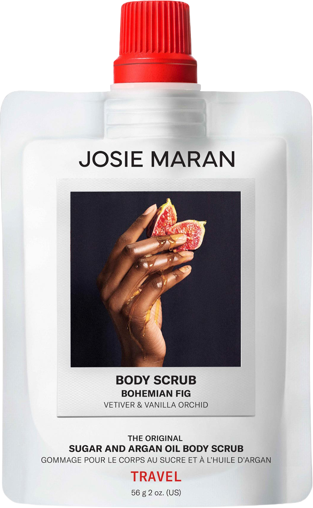 Mini Bohemian Fig - Argan Oil + Sugar Balm Refillable Exfoliating Body Scrub