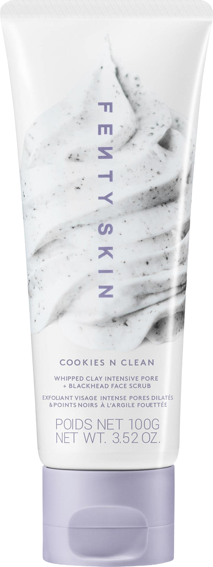 Cookies N Clean Whipped Clay Intensive Pore + Blackhead Face Scrub with Volcanic Sand + Charcoal