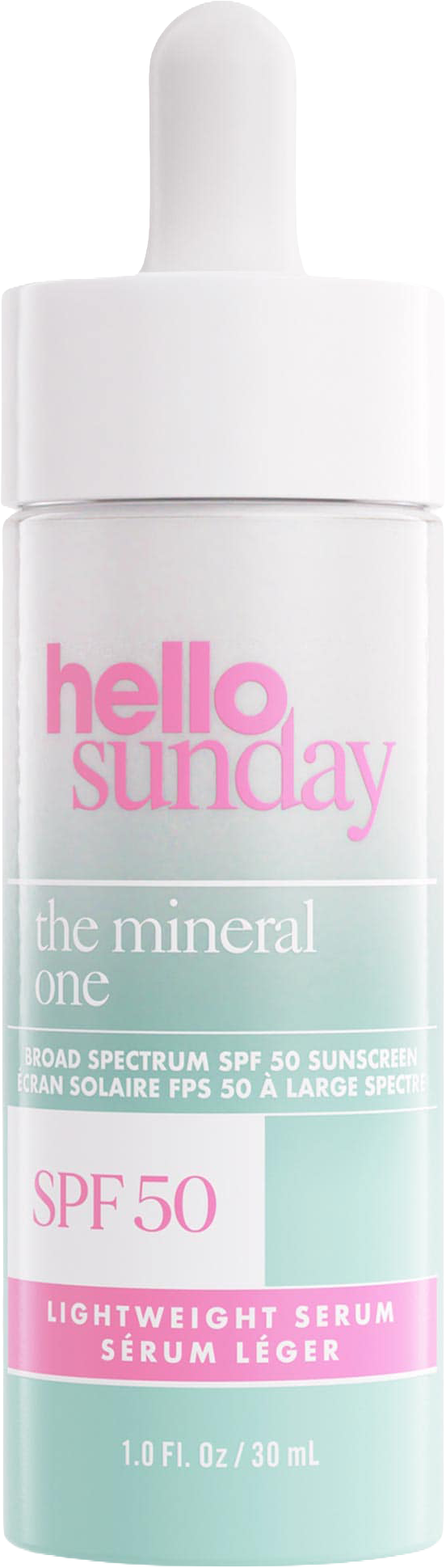 The Mineral One SPF 50 Hydrating and Luminating Face Serum with Hyaluronic Acid