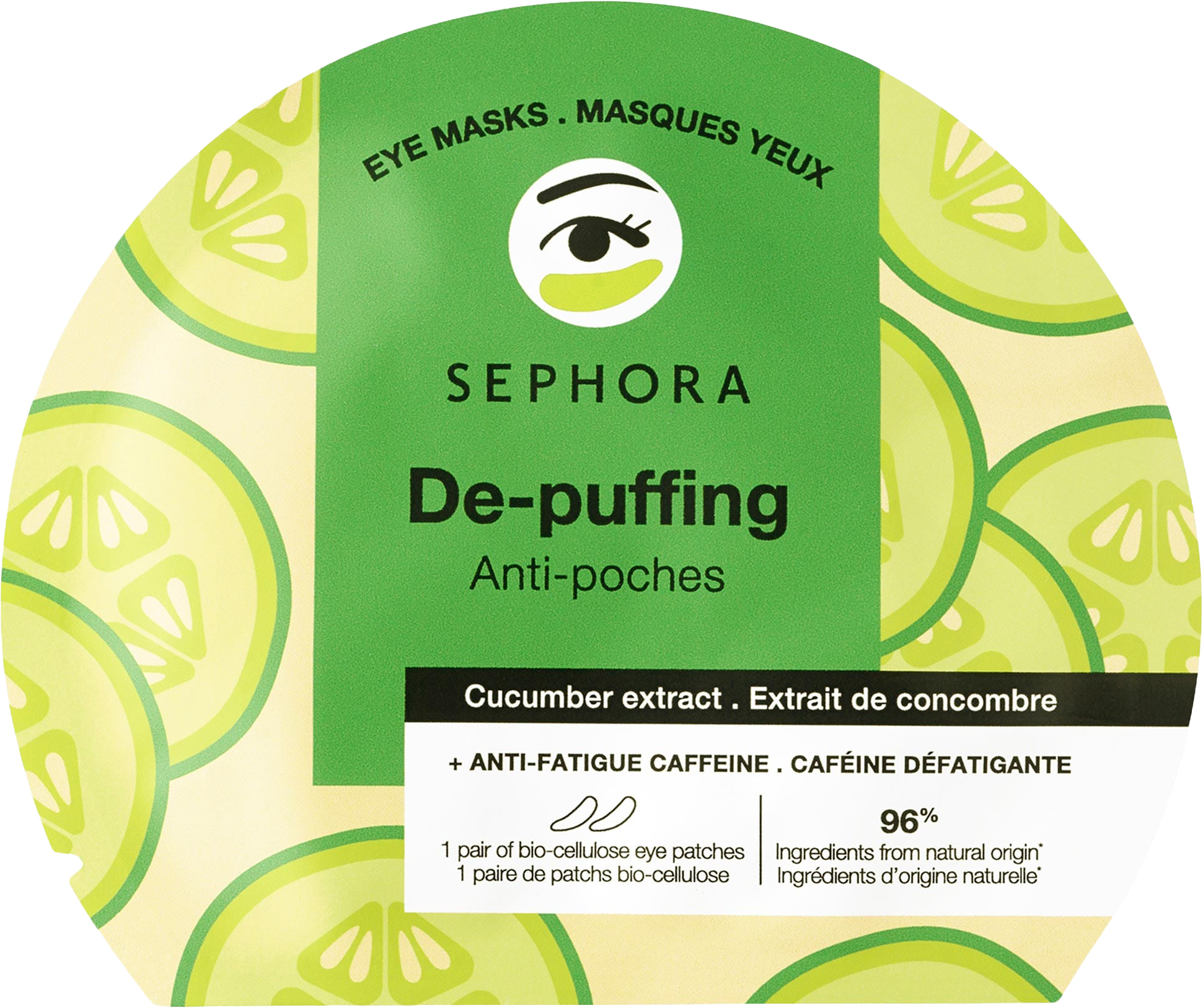 Caffeine Eye Mask Patches for Dark Circles + De-Puffing