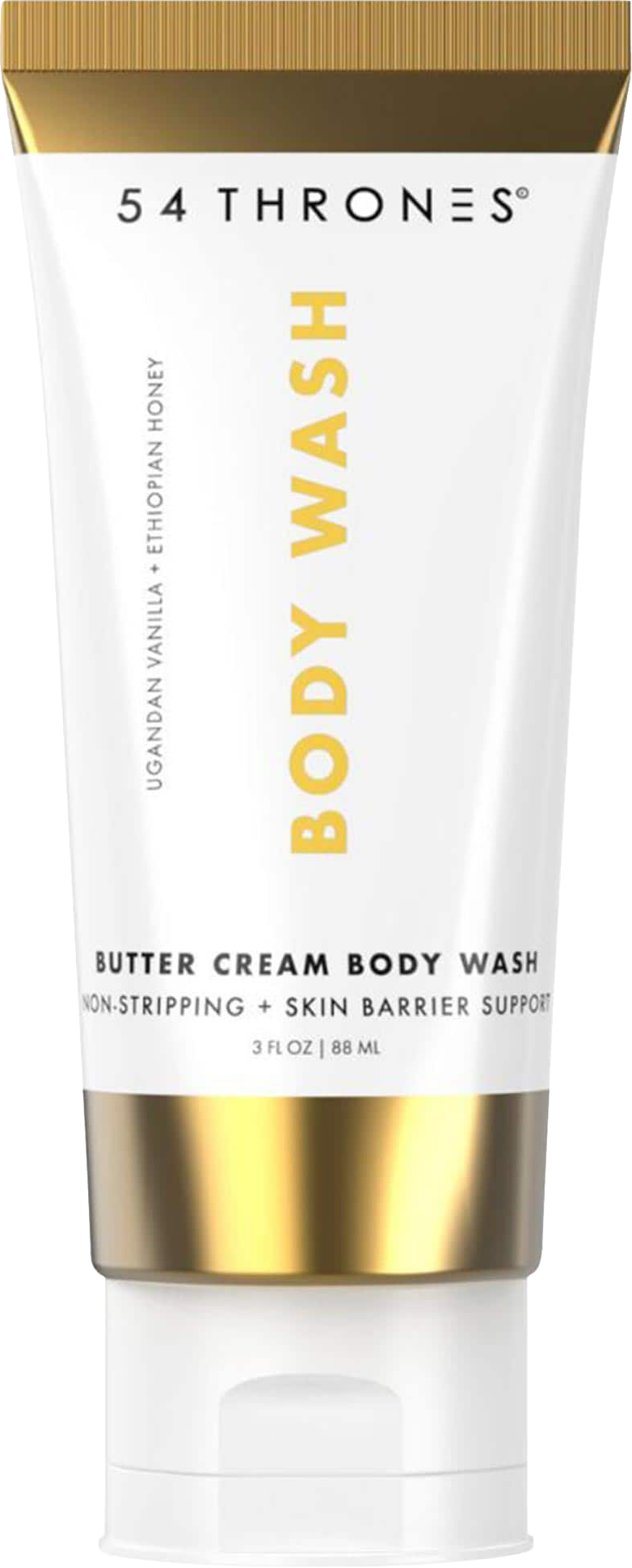 Mini Moisturizing Butter Cream Body Wash - Non-Stripping with Shea Butter, Ceramides and Niacinamide
