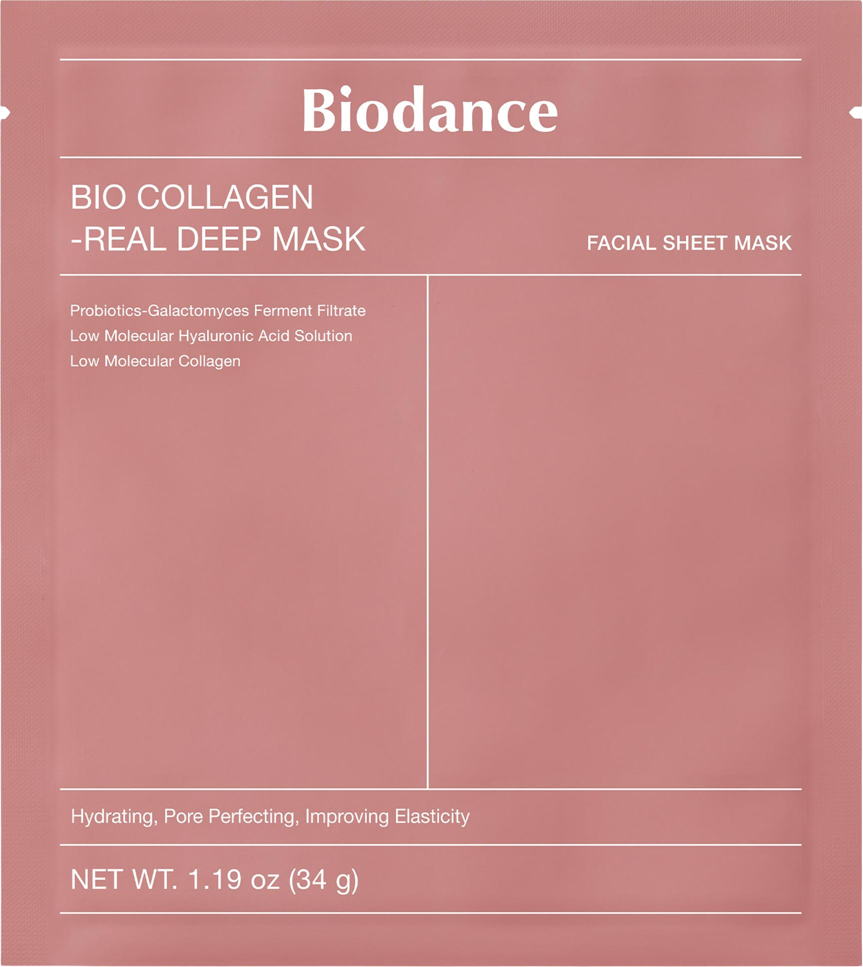 Bio Collagen Real Deep Mask for Pore Minimizing & Firming Care