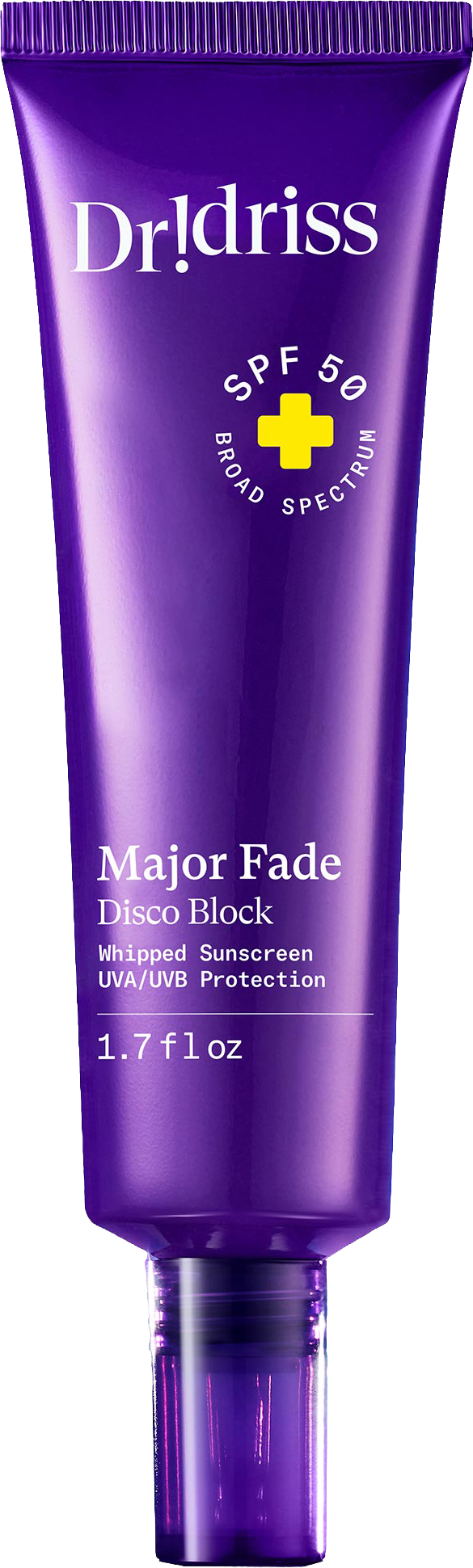 Major Fade Disco Block Discoloration Treatment SPF 50 Broad-Spectrum Sunscreen with Ceramides and Glycerin