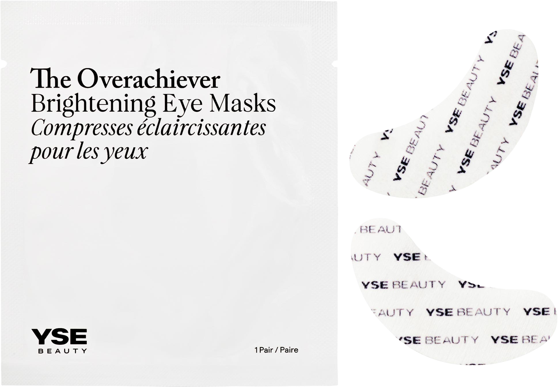 The Overachiever Brightening & Depuffing Eye Patches with Vitamin C