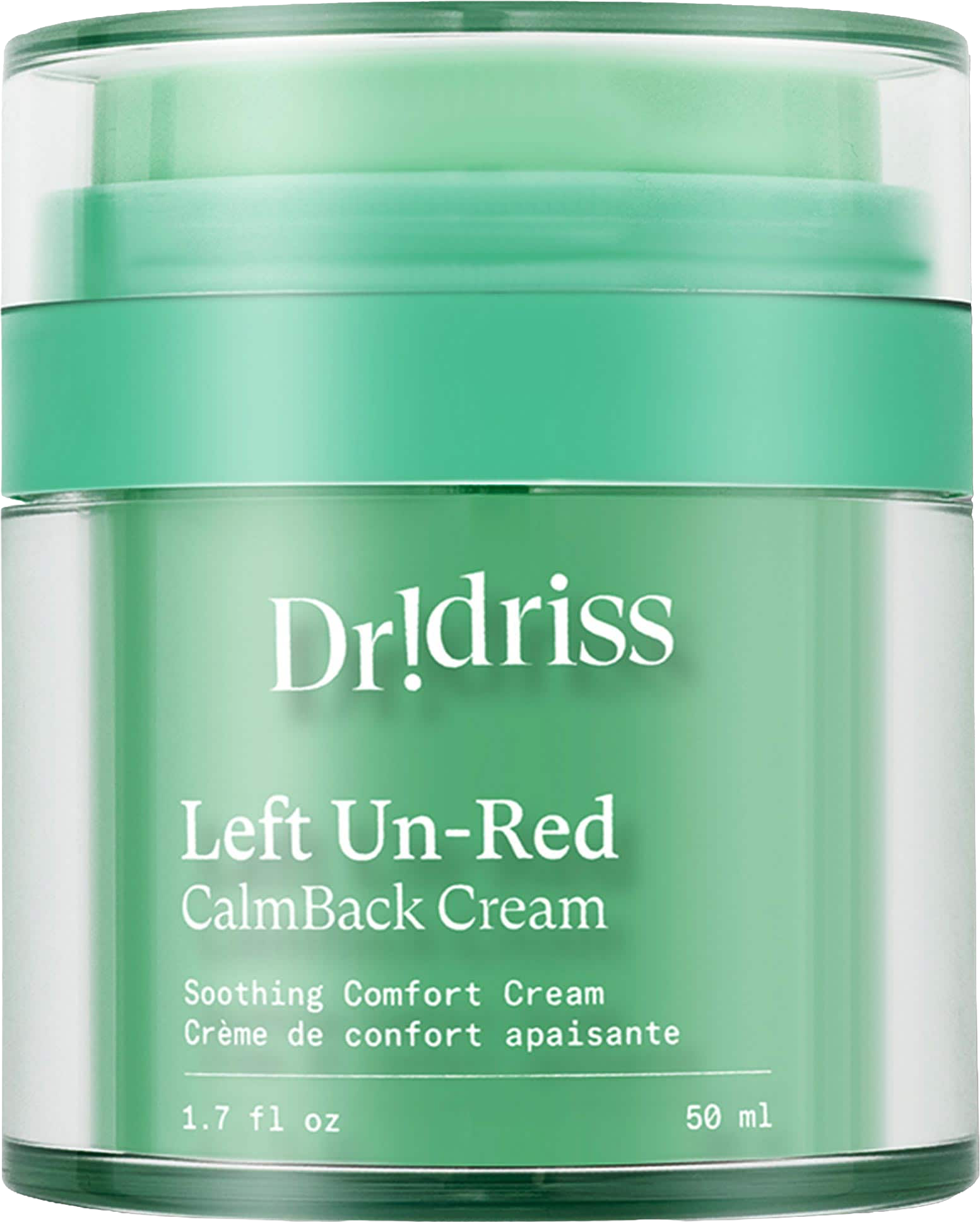 Left Un-Red CalmBack Rich Face Moisturizer for Redness and Skin Barrier Health
