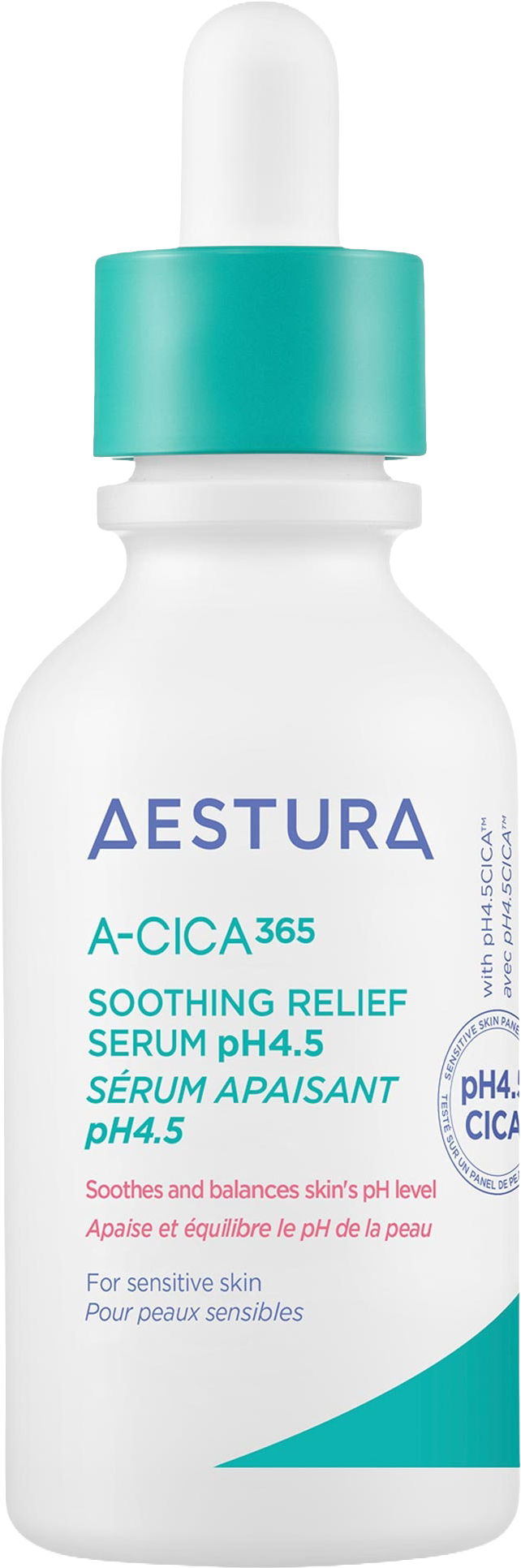 A-CICA365 Soothing Redness Relief Face Serum pH4.5 with Centella Asiatica + Hyaluronic