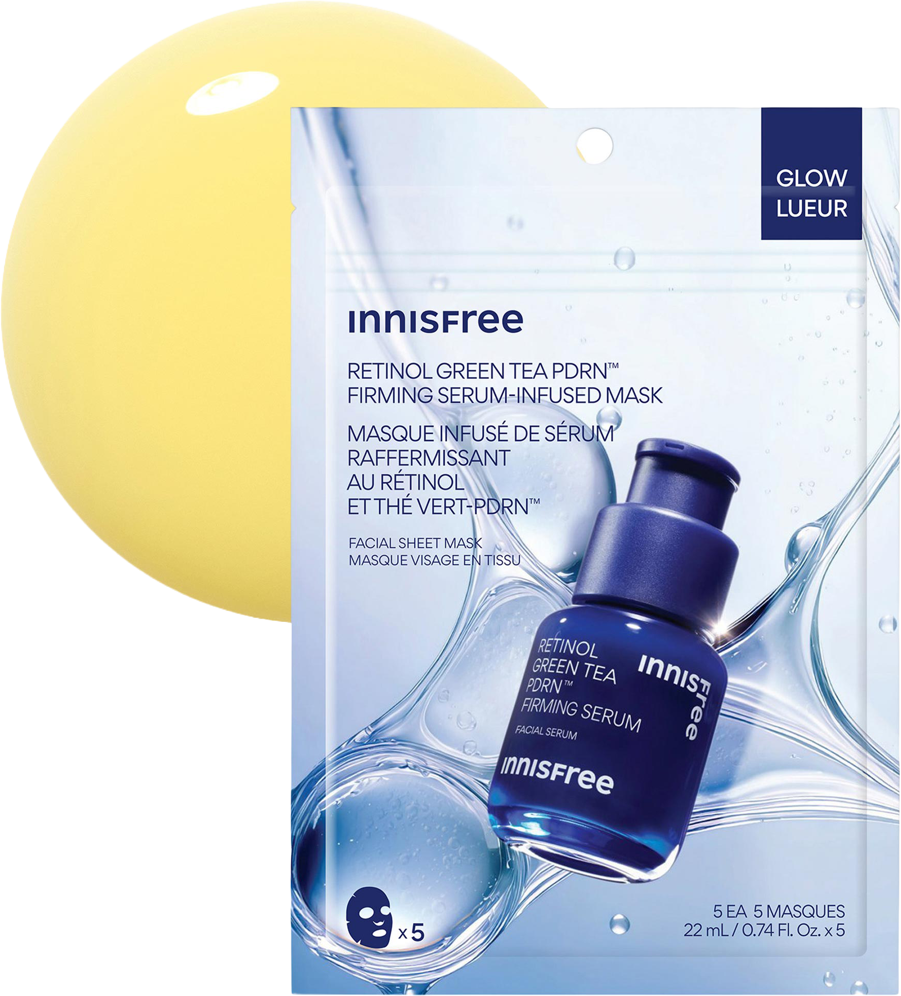 Retinol Green Tea PDRN™ Firming & Smoothing Serum-Infused Mask