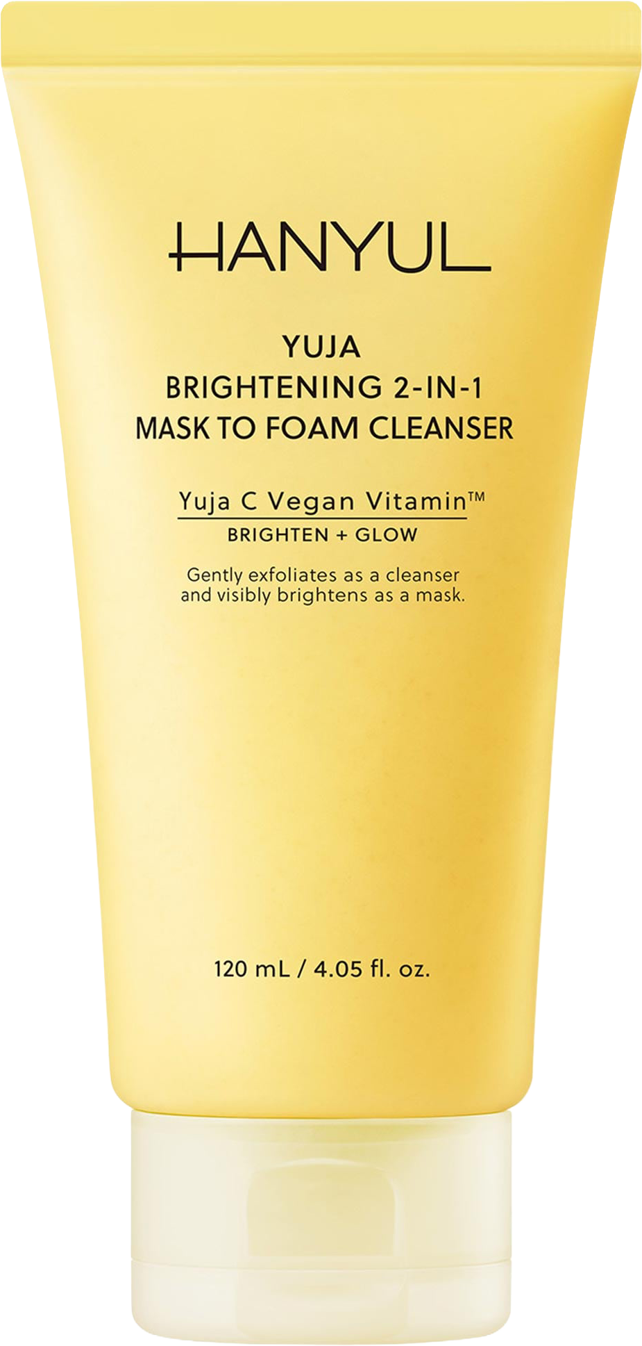 Yuja Brightening 2-in-1 Mask to Foam Cleanser with Vitamin C + Niacinamide