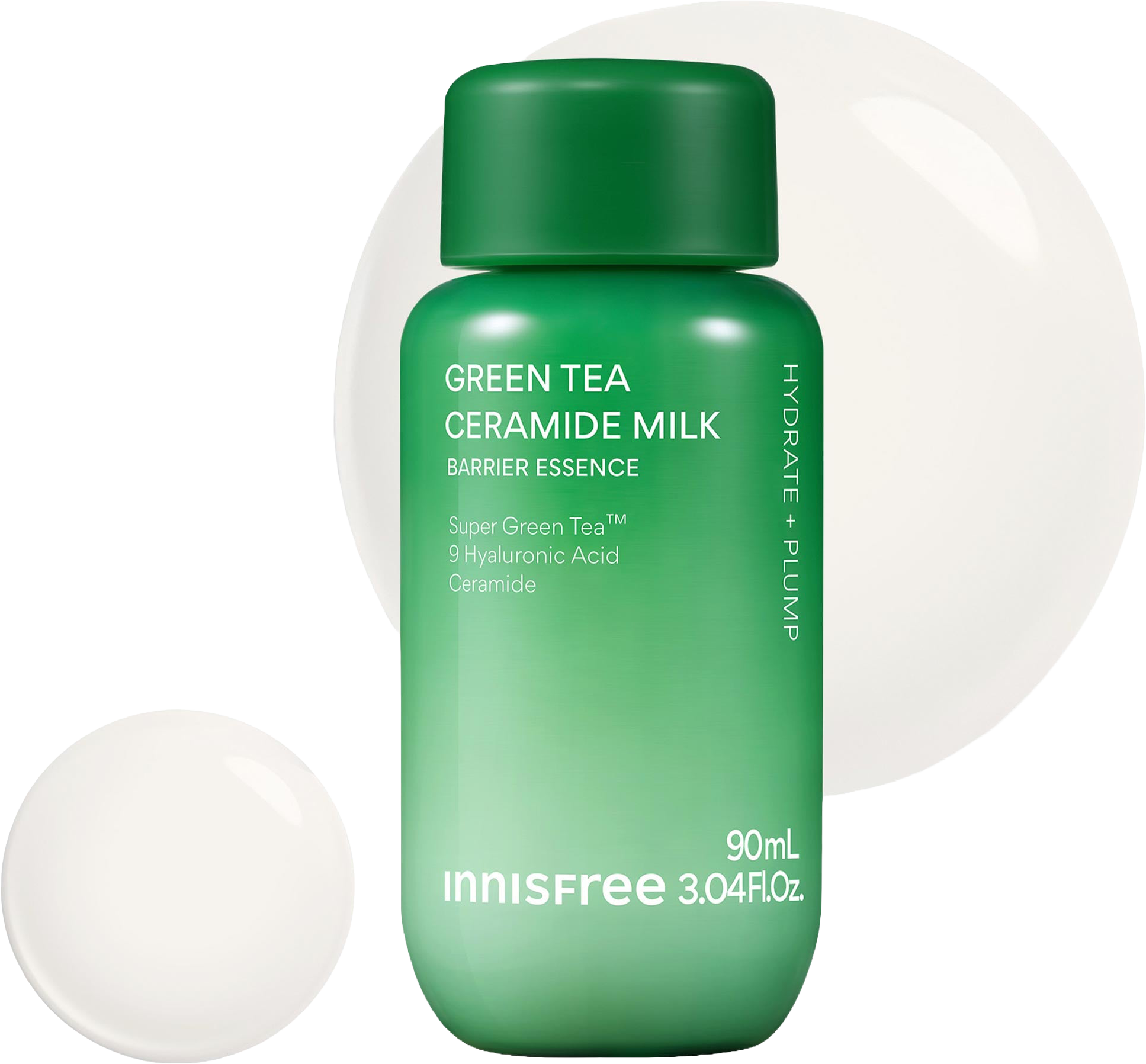 Mini Green Tea Ceramide Milk Toner for Hydration & Barrier Repair