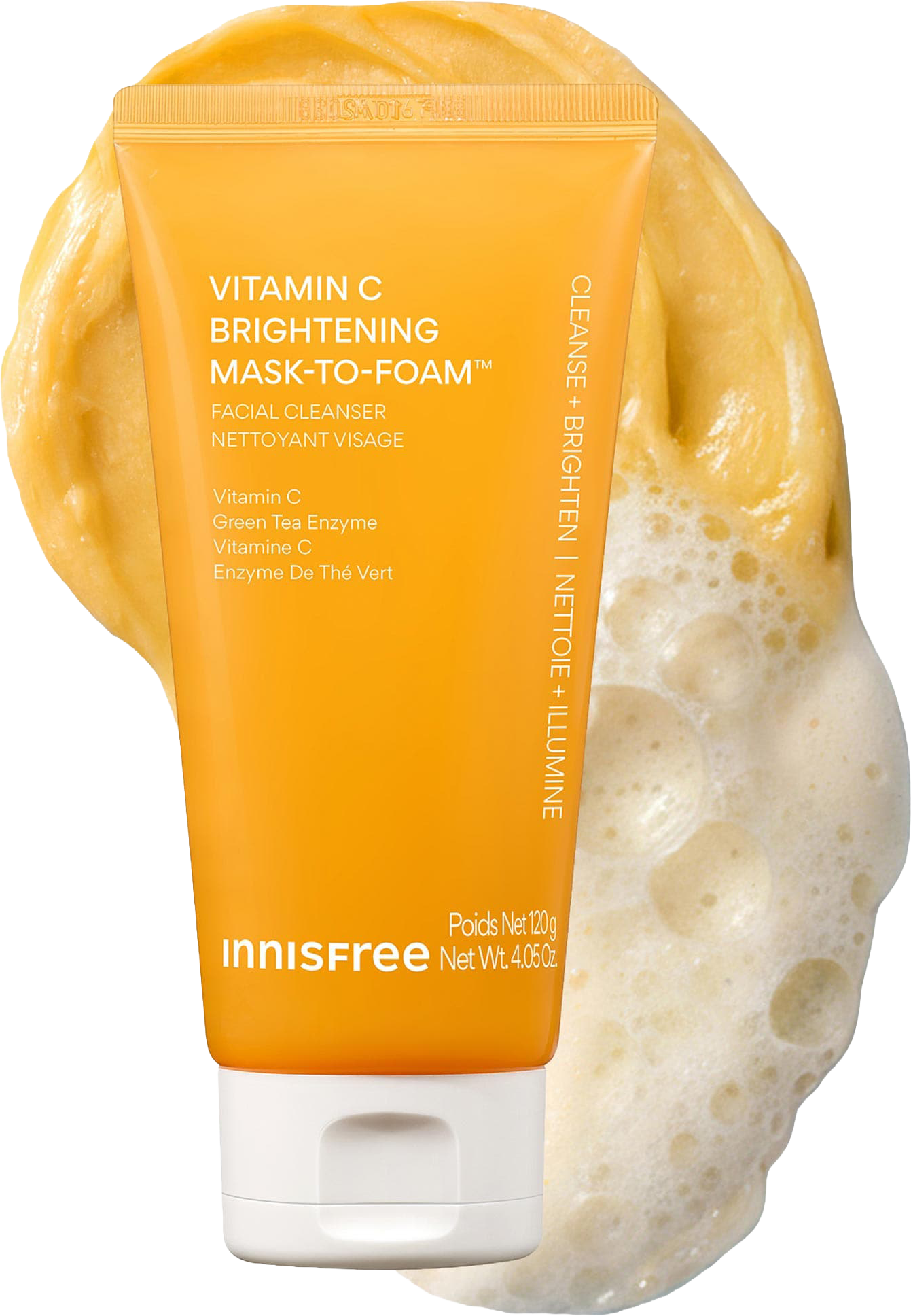 Vitamin C Brightening Daily Korean Mask-to-Foam™ Cleanser