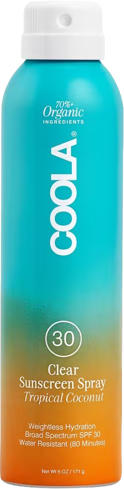 Classic Body Organic Sunscreen Spray SPF 30 Tropical Coconut