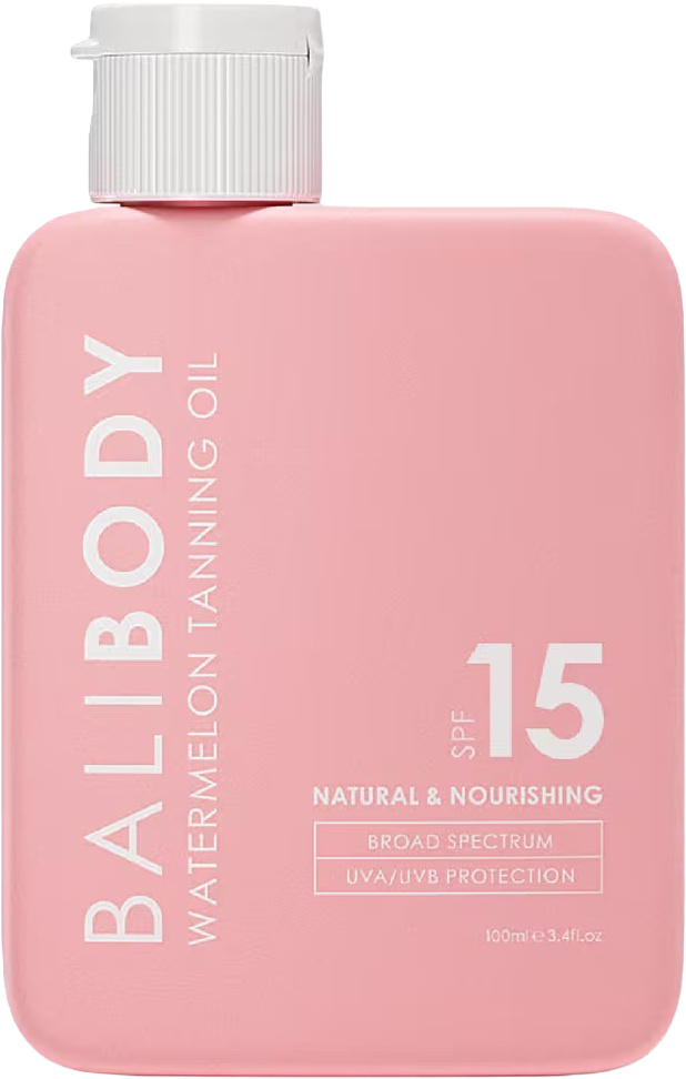 Hydrating Natural Watermelon Tanning Oil SPF15