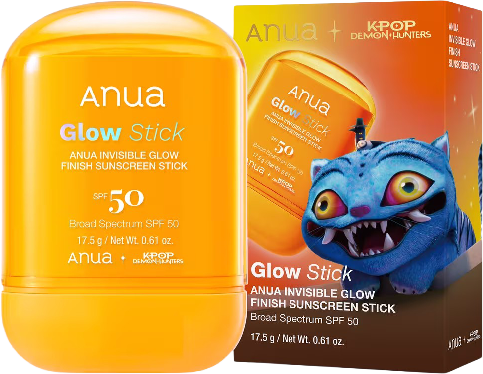 KPop Demon Hunters Invisible Glow Finish Sunscreen Stick