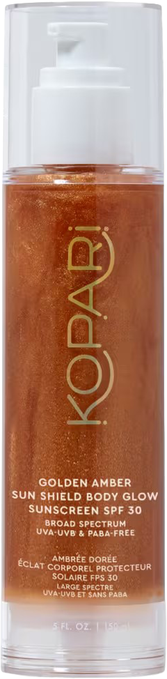 Golden Amber Sun Shield Body Glow Sunscreen SPF 30