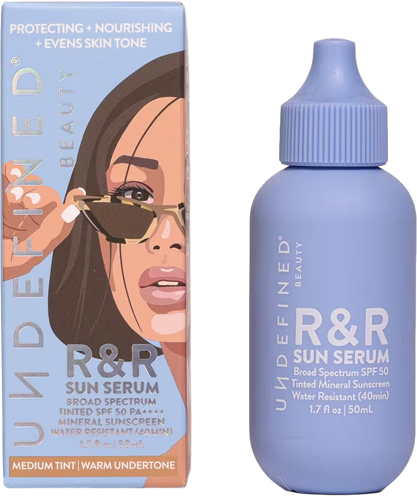 R&R Sun Serum Tinted Mineral SPF 50 PA++++