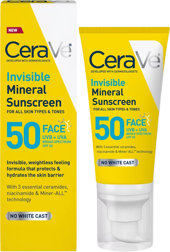 Invisible Mineral Sunscreen SPF 50 Face