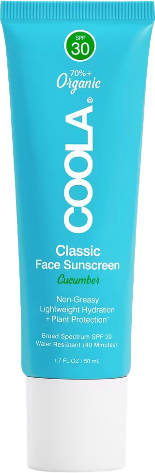 Classic Face Organic Sunscreen Lotion SPF 30 - Cucumber