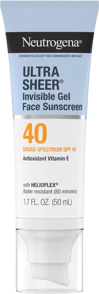 Ultra Sheer Invisible Gel SPF 40 Facial Sunscreen