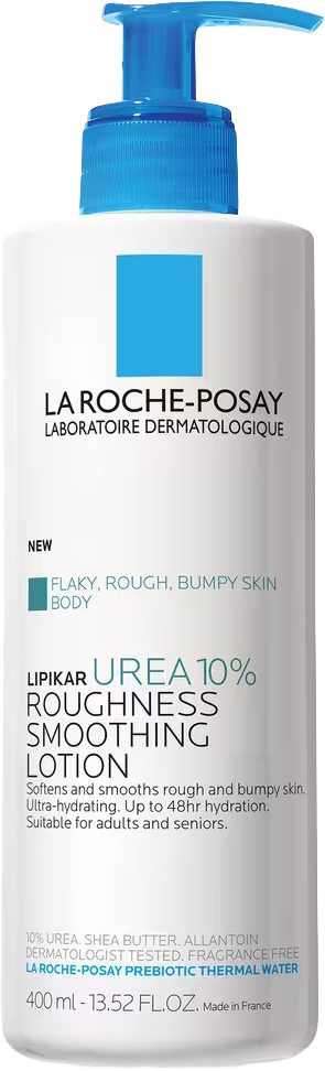 Lipikar Urea 10% Smoothing Body Lotion for Rough, Dry Skin