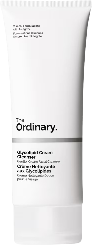 Glycolipid Cream Cleanser for Dry Skin and Makeup Removal