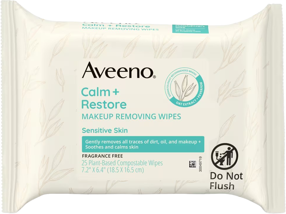 Calm + Restore Makeup Remover Wipes