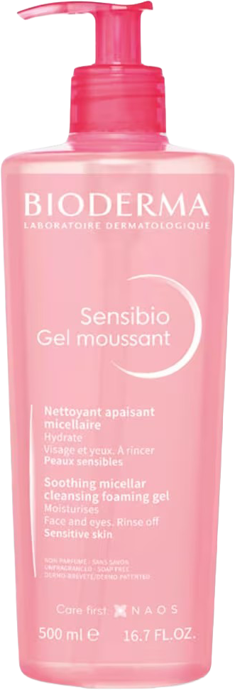 Sensibio Foaming Gel Face Cleanser for Sensitive Skin