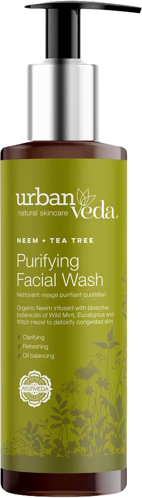 Organic Neem and Tea Tree Purifying Face Wash