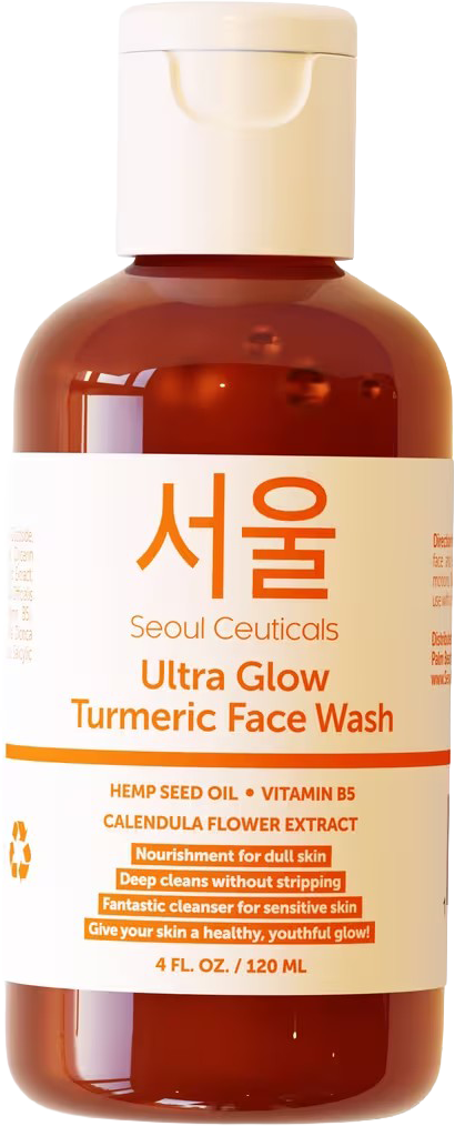 Korean Skin Care Ultra Glow Turmeric Face Wash