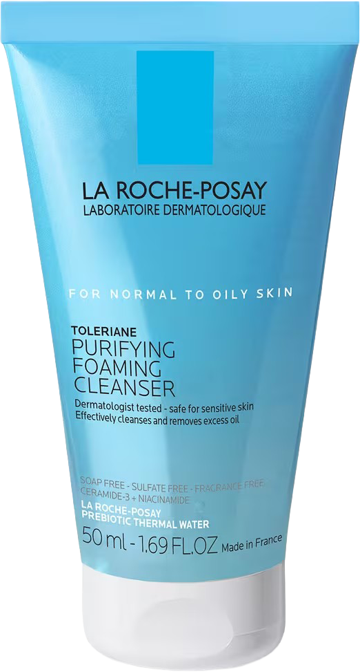 Travel Size Toleriane Purifying Foaming Face Wash for Oily Skin