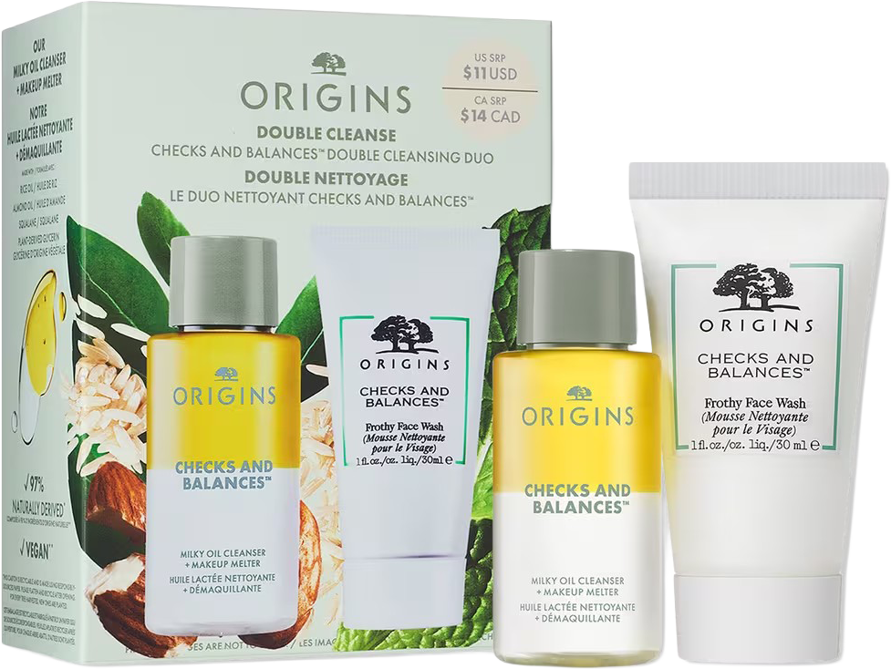 Double Cleanse Checks and Balances Double Cleansing Duo