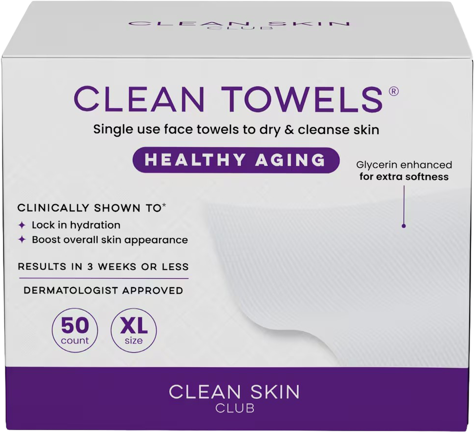 Clean Towels Healthy Aging Disposable Face Towels