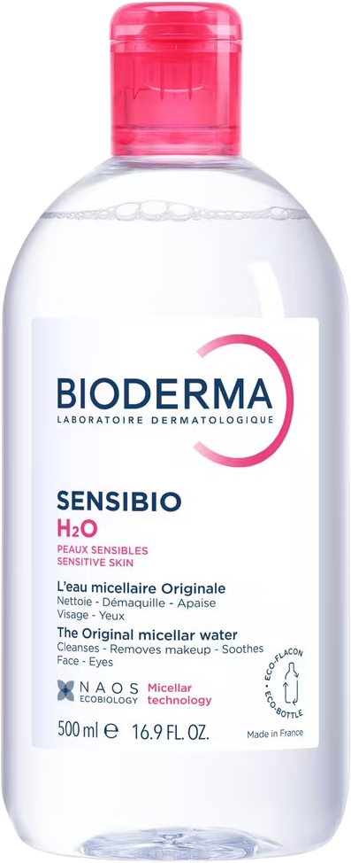 Sensibio H2O Micellar Water Face Cleanser for Sensitive Skin