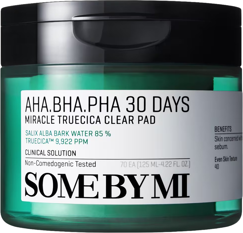 AHA BHA PHA 30 Day Miracle Exfoliating Cica Toner Pads