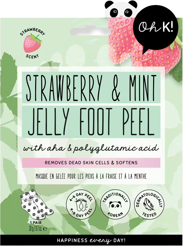 Strawberry & Mint Jelly Foot Peel
