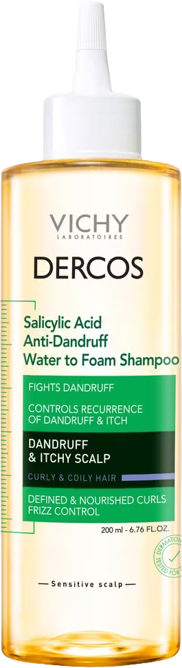Dercos Salicylic Acid Anti-Dandruff Water to Foam Shampoo